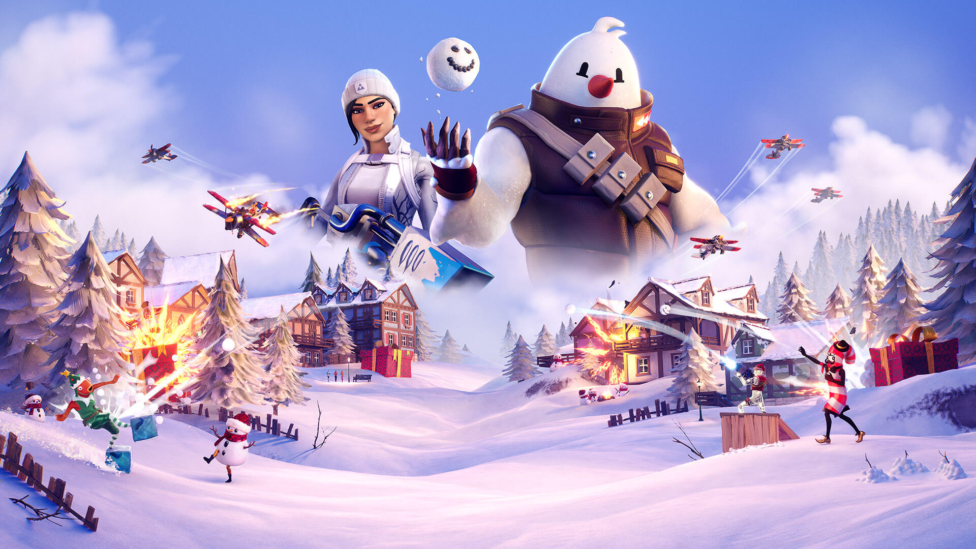 Vánoční event Operation Snowdown naplno odstartoval ve hře Fortnite